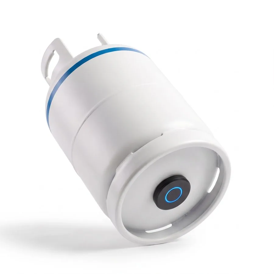 UltraSense fixé sous une bouteille de gaz